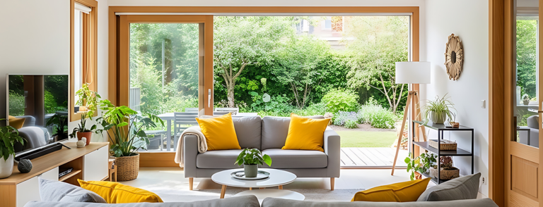 Innen- und Außenbereich verbinden: Wohnen mit direktem Gartenzugang