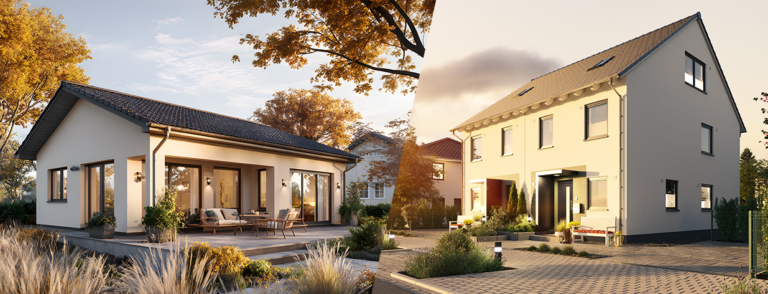 Bungalow vs Doppelhaus: Was passt besser?