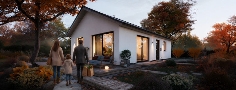 Bungalow bauen: komfortabel wohnen auf einer Ebene
